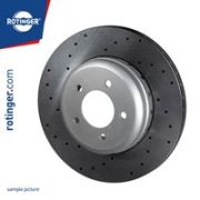 спирачен диск ROTINGER GRAPHITE DRILLED RT 71001HP-GL T3 BMW 4 Coupe F32 F82 435 i xDrive