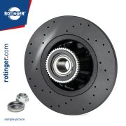 Снимка 2 на Спирачен диск ROTINGER GRAPHITE DRILLED RT 3228BS-GL T3