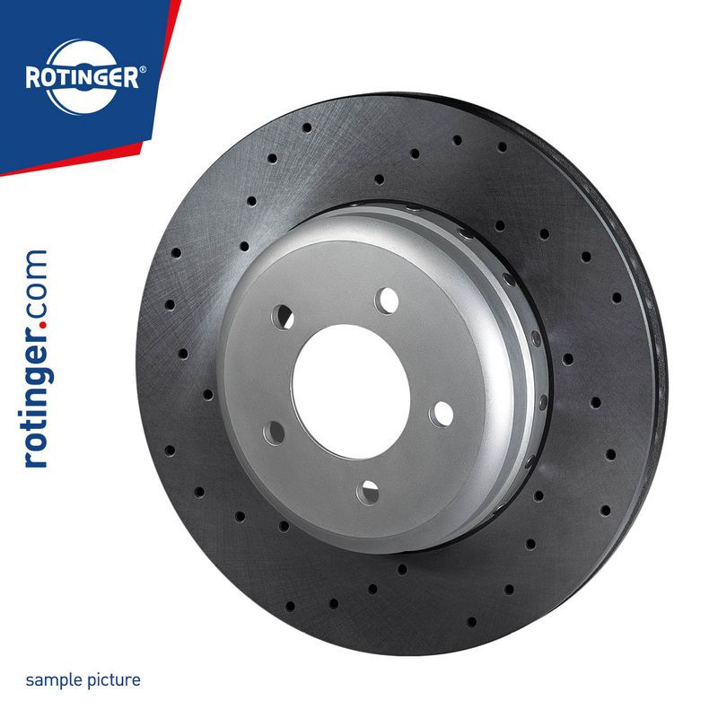 Снимка на Спирачен диск ROTINGER GRAPHITE DRILLED RT 71002HP-GL T3 за BMW 1 F21 M 140 i - 340 к.с. бензин