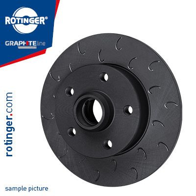 Снимка на Спирачен диск ROTINGER GRAPHITE HOOK SLOTTED RT 3256-GL T9 за Opel Crossland X (P17,P2Q0) 1.2 (75) - 131 к.с. бензин