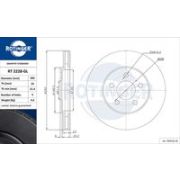 спирачен диск ROTINGER GRAPHITE LINE RT 2228-GL CHRYSLER STRATUS Cabrio JX 2.0 LE
