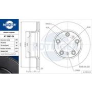 спирачен диск ROTINGER GRAPHITE LINE RT 2887-GL Porsche Boxster (986) 2.7