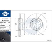 Снимка 1 на Спирачен диск ROTINGER GRAPHITE LINE RT 20195-GL
