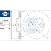 Снимка 1 на Спирачен диск ROTINGER GRAPHITE LINE RT 22225-GL Снимка 1 на Спирачен диск ROTINGER GRAPHITE LINE RT 22225-GL