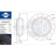 спирачен диск ROTINGER GRAPHITE REGULAR SLOTTED PLUS RT 1554-GL T6 Volvo V70 Estate (P80) 2.4 AWD