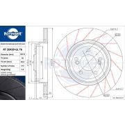 Снимка 1 на Спирачен диск ROTINGER GRAPHITE REGULAR SLOTTED PLUS RT 20439-GL T6 Снимка 1 на Спирачен диск ROTINGER GRAPHITE REGULAR SLOTTED PLUS RT 20439-GL T6