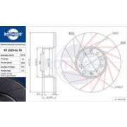 спирачен диск ROTINGER RT 1029-GL T6