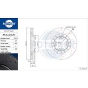 спирачен диск ROTINGER RT 2111-GL T3