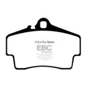 спортни performance накладки EBC Brakes DP81208RPX Porsche 911 Convertible (996) 3.4 Carrera 4