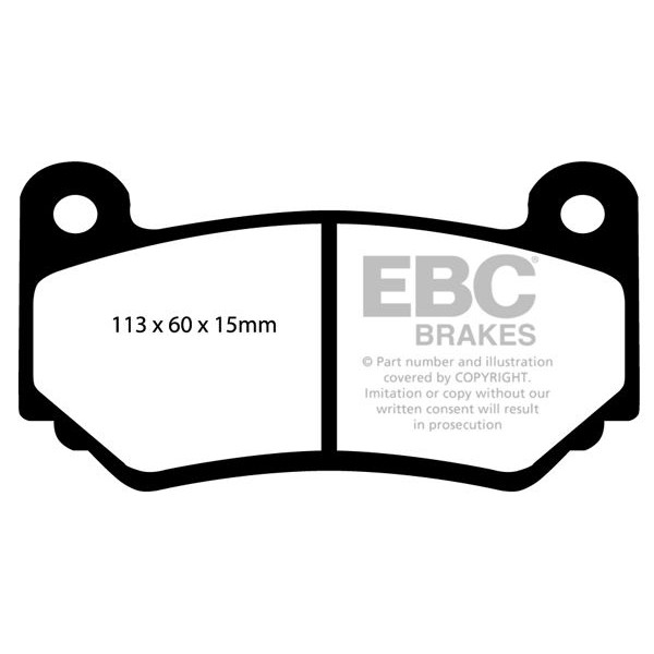 Снимка на Спортни performance накладки EBC Brakes DP81377RP1 за MG TF 120 - 120 к.с. бензин