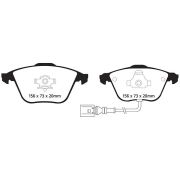 Снимка 1 на Спортни performance накладки EBC Brakes DP81594RPX