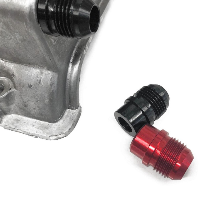 Снимка на 1.8T Valve Cover Breather Adapter Dash 10 Billet BAR-TEK Motorsport 2118t39