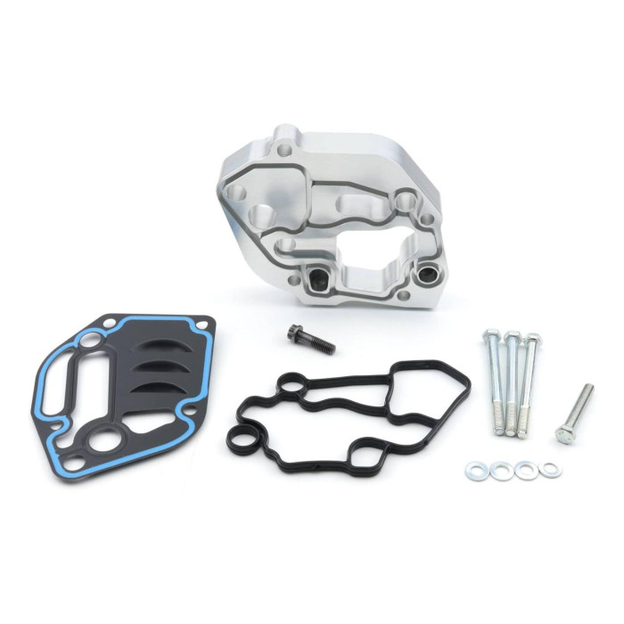 Снимка на 2.0L TFSI EA113 Oil Filter Adapterplate BAR-TEK® BAR-TEK Motorsport 21tf032