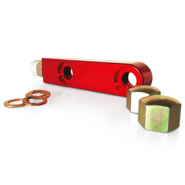 Снимка на Collector for two Bosch 044 fuel pumps BAR-TEK Motorsport 2100065