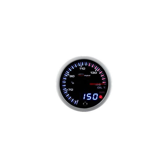 Снимка на Depo Racing digital+analog oil temperature gauge 52mm  Depo Racing SLD5247B