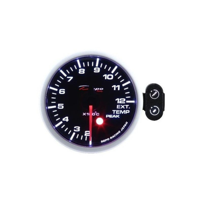 Снимка на Depo Racing digital 52mm exhaust gas temperature (EGT) gauge PK-WA5257B Depo Racing PK-WA5257B. 