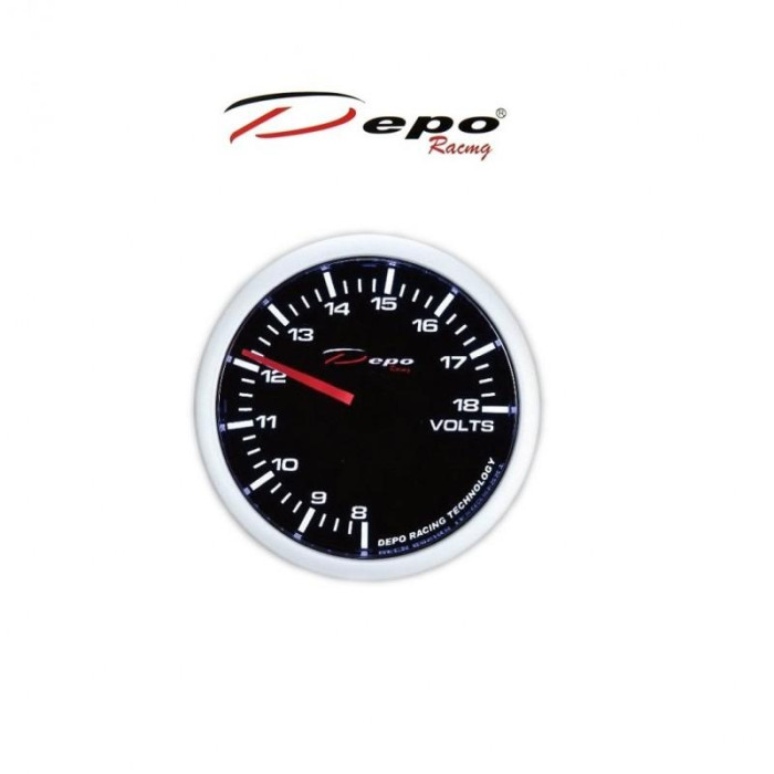 Снимка на Depo Racing digital battery voltage gauge 52mm WS-W5291B Depo Racing WS-W5291B. 