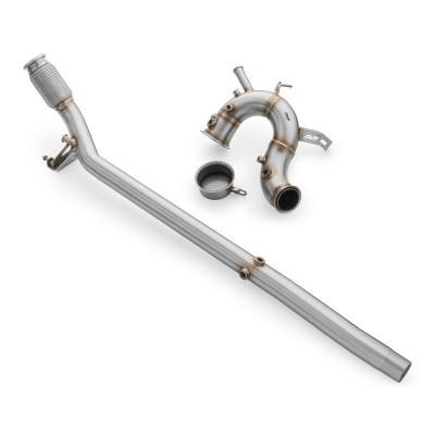 Снимка на Downpipe+ DPF OFF set Volkswagen Golf VIII 2.0 TDI GTD +heat shield RM Motors RM85016