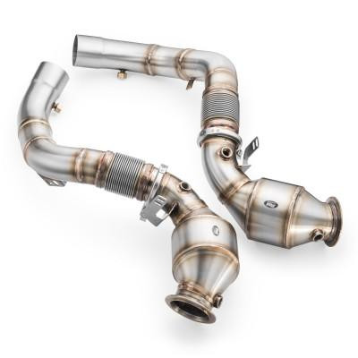 Снимка на Downpipe BMW M5 F90 + CATALYST HJS 300 cpsi EURO 6 RM Motors RM83992