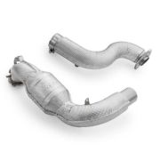 Снимка на Mercedes-AMG A35 GPF W177 4MATIC downpipe with heat shield and catalytic converters RM Motors RM84905 Снимка на Mercedes-AMG A35 GPF W177 4MATIC downpipe with heat shield and catalytic converters RM Motors RM84905