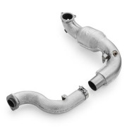 Mercedes-AMG A35 GPF W177 4MATIC downpipe with heat shield and catalytic converters RM Motors RM84905