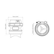 Снимка  на Turbosmart BOV / Blov-Off Valve Race Port Gen V Red TS-0204-1134 Turbosmart TS-0204-1134. 