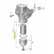 Снимка  на VAG 1.6L & 2.0L TDI Oil Cooler Flange from 2013 BAR-TEK® BAR-TEK Motorsport 21tdi73